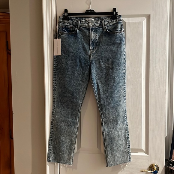 GRLFRND acid wash mom jeans - Picture 1 of 3